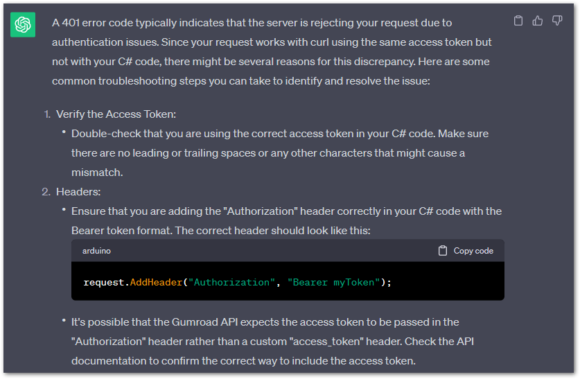 My short conversation with ChatGPT about the problem.