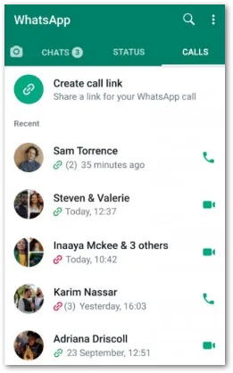 Whatsapp screenshot of the\u00a0UI