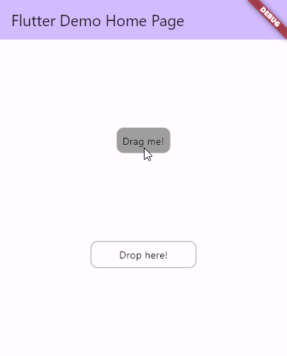 Demo video of how to implement drag and drop in a Flutter application by author