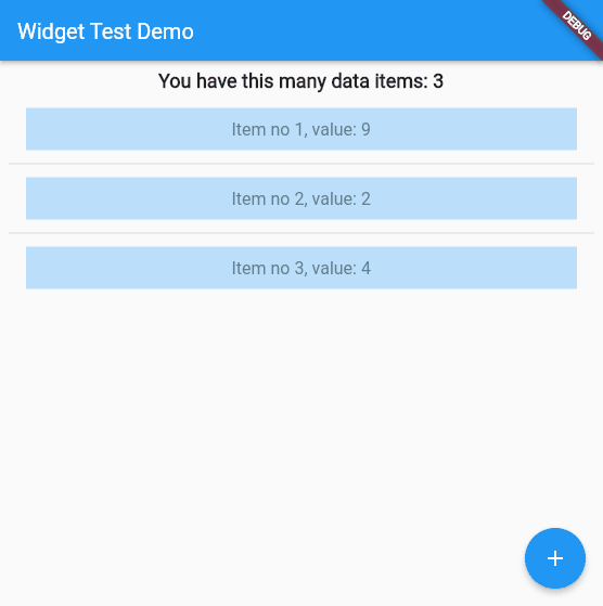 Demo Flutter application to be tested by author