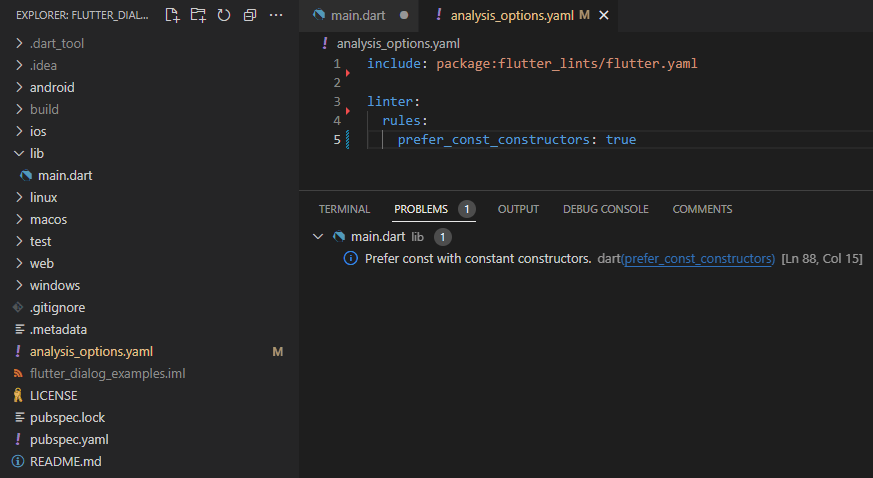 Visual Studio Code immediate analysis update after changing a linter rule setting