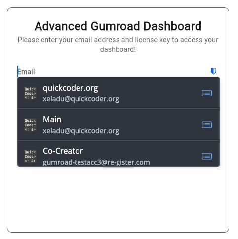 Example of password autofill with Bitwarden in a Flutter web app