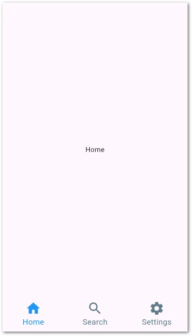 BottomNavigationBar without any elevation