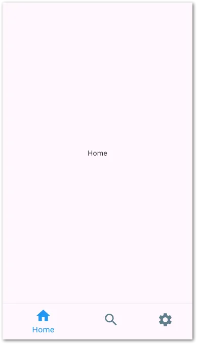 BottomNavigationBar with enlarged selected item