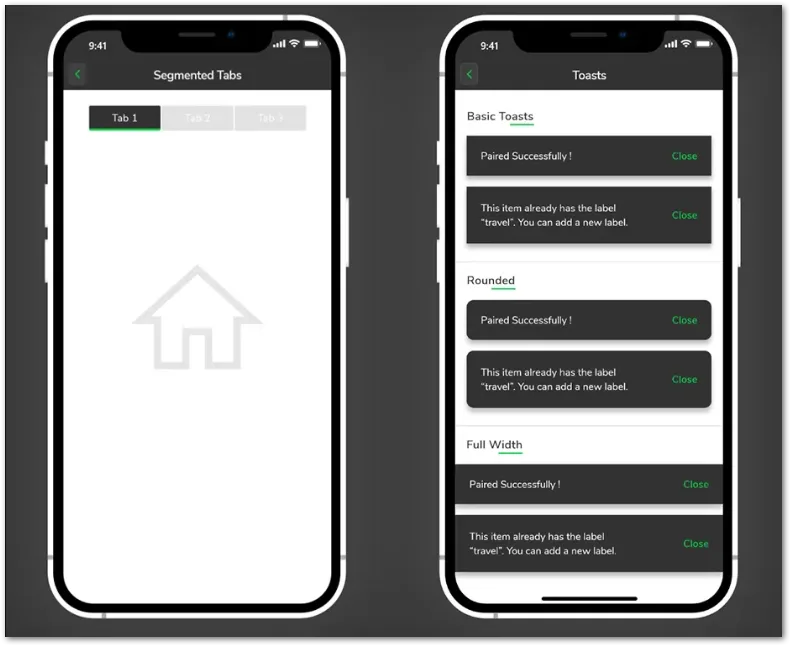 Getwidget widgets for Flutter apps